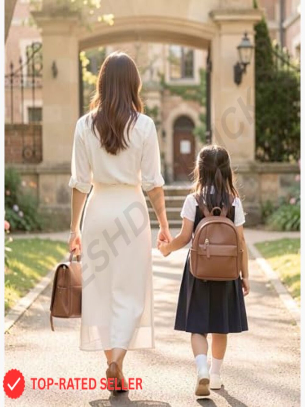 Chiffon Maxi Skirt High Elastic Waist A-Line Flowy Midi with Lining Business - Picture 3 of 7